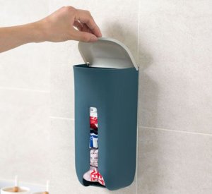 Verk Pojemnik na reklamówki siatki torby organizer na worki kuchenny na ściannę Pojemnik na reklamówki siatki torby organizer na worki kuchenny na ściannę 9