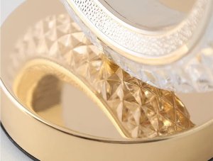 Lampka biurkowa Verk Lampka nocna stołowa pierścień kryształ led rgb Lampka nocna stołowa pierścień kryształ led rgb 9