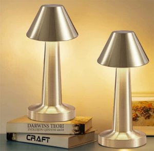 Lampka biurkowa Verk Lampka nocna stołowa do sypialni dotykowa lampa 3 stopniowa bezprzewodowa 8