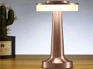 Lampka biurkowa Verk Lampka nocna stołowa dotykowa lampa 3 stopniowa do sypialni bezprzewodowa 3