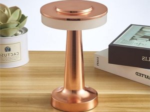 Lampka biurkowa Verk Lampka nocna stołowa dotykowa lampa 3 stopniowa do sypialni bezprzewodowa 8