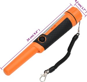 vidaXL Precyzyjny wykrywacz metali typu pinpointer, pomarańczowy 7