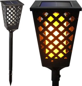 Verk Lampa ogrodowa solarna pochodnia latarnia czujnik Lampa ogrodowa solarna pochodnia latarnia czujnik 1