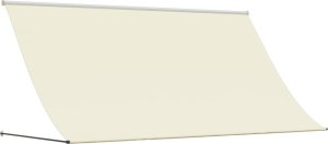 vidaXL Markiza zwijana, kremowa, 300x150 cm, tkanina i stal 2