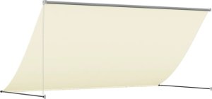 vidaXL Markiza zwijana, kremowa, 300x150 cm, tkanina i stal 5