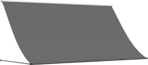 vidaXL Markiza zwijana, antracytowa, 300x150 cm, tkanina i stal 2