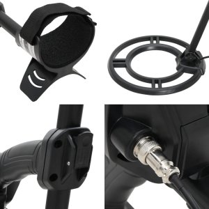 vidaXL Wykrywacz metali, głębokość wyszukiwania 24 cm, wyświetlacz LCD 5