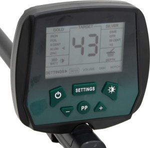 vidaXL Wykrywacz metali, głębokość wyszukiwania 24 cm, wyświetlacz LCD 6