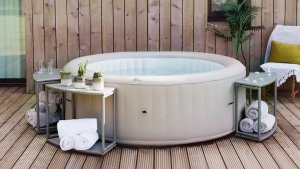 SPA ogrodowe MSpa Basen z hydromasażem dmuchane Bristol 6 osób SPA Bąbelki 3