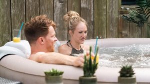 SPA ogrodowe MSpa Basen z hydromasażem dmuchane Bristol 6 osób SPA Bąbelki 4