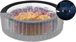 SPA ogrodowe MSpa Basen z hydromasażem dmuchane Bristol Max MSpa 8 osób SPA Bąbelki 9