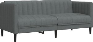 vidaXL 2-cz. komplet wypoczynkowy, ciemnoszary, obity tkaniną 5