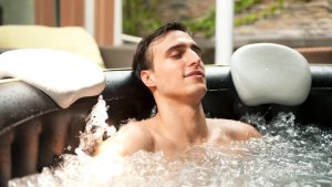 Jacuzzi ogrodowe MSpa Basen z hydromasażem dmuchane Exotic MSpa 4 osoby SPA Bąbelki 17