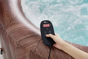 SPA ogrodowe MSpa Basen z hydromasażem dmuchane Fermo 6 osób SPA Bąbelki 5