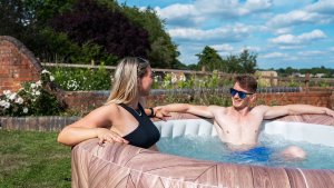 SPA ogrodowe MSpa Basen z hydromasażem dmuchane Fermo 6 osób SPA Bąbelki 7