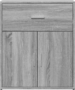 vidaXL Szafka, szary dąb sonoma, 60x31x70 cm, materiał drewnopochodny 5
