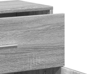 vidaXL Szafka, szary dąb sonoma, 60x31x70 cm, materiał drewnopochodny 8