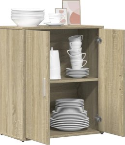 vidaXL Szafka, dąb sonoma, 60x31x70 cm, materiał drewnopochodny 4