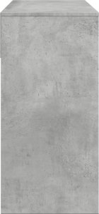 vidaXL Toaletka z lustrem, szarość betonu, 80x39x80 cm 6