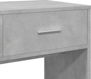 vidaXL Toaletka z lustrem, szarość betonu, 80x39x80 cm 8