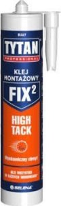 Pistolet do kleju Tytan KLEJ MONTAŻOWY FIX2 HIGH TACK BIAŁY 290ML (1 SZT) 1