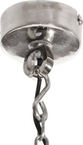 Lampa wisząca vidaXL Lampa wisząca, 24x24x137 cm, aluminium 5