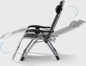 Verk Leżak ogrodowy plażowy składany poduszka gravity grawitacyjny wzmocniony Leżak ogrodowy plażowy składany poduszka gravity grawitacyjny wzmocniony 10