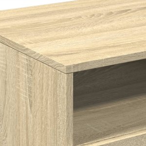 vidaXL Stolik kawowy z oświetleniem LED, dąb sonoma, 90x49x40 cm 8