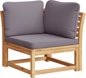 vidaXL 6-cz. zestaw wypoczynkowy do ogrodu, z poduszkami, akacjowy 4