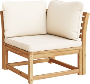 vidaXL 6-cz. zestaw wypoczynkowy do ogrodu, z poduszkami, akacjowy 4