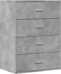 vidaXL Szafka, szarość betonu, 60x39x80 cm, materiał drewnopochodny 2