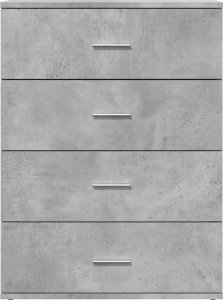 vidaXL Szafka, szarość betonu, 60x39x80 cm, materiał drewnopochodny 5