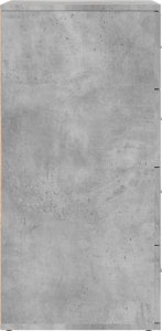 vidaXL Szafka, szarość betonu, 60x39x80 cm, materiał drewnopochodny 7
