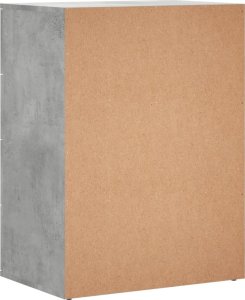 vidaXL Szafka, szarość betonu, 60x39x80 cm, materiał drewnopochodny 8
