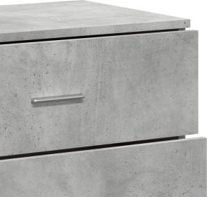 vidaXL Szafka, szarość betonu, 60x39x80 cm, materiał drewnopochodny 9