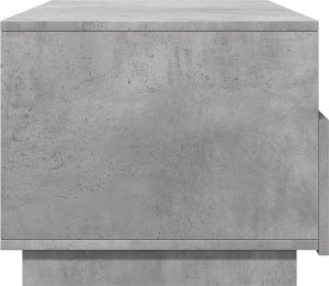 vidaXL Stolik kawowy z oświetleniem LED, szarość betonu, 90x49x40 cm 6