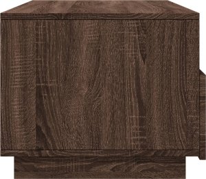 vidaXL Stolik kawowy z oświetleniem LED, brązowy dąb, 90x49x40 cm 7