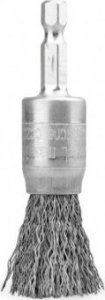 UN SZCZOTKA PĘDZELKOWA Z BITEM 1/4 DRUT STALOWY FI17MM (1 SZT) 1