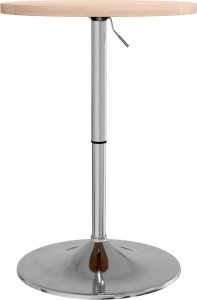 vidaXL Stolik barowy, 50x90,5 cm, lite drewno dębowe 5