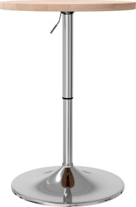 vidaXL Stolik barowy, 50x90,5 cm, lite drewno dębowe 7