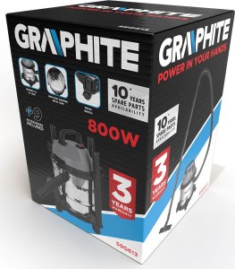 Odkurzacz przemysłowy Graphite 59G613 20