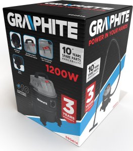 Odkurzacz przemysłowy Graphite 59G614 22