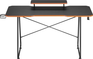 Biurko NanoRS Biurko gamingowe z półką na monitor NanoRS, 50kg max, wysokość 850mm, czarne, RS170 3