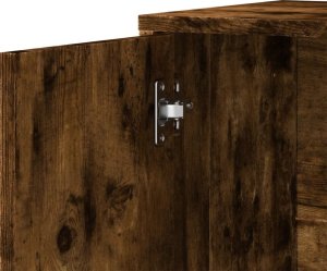 vidaXL Szafka, przydymiony dąb, 60x31x70 cm, materiał drewnopochodny 8