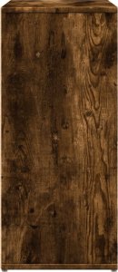 vidaXL Szafka, przydymiony dąb, 60x31x70 cm, materiał drewnopochodny 6