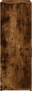 vidaXL Szafka, przydymiony dąb, 60x30x84 cm, materiał drewnopochodny 6