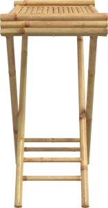 vidaXL Składany stolik ogrodowy z tacą, 70,5x42,5x80 cm, bambusowy 6
