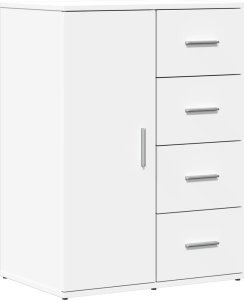 vidaXL Szafka, biała, 59x39x80 cm, materiał drewnopochodny 2