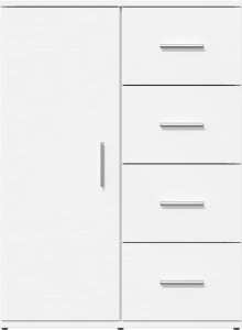 vidaXL Szafka, biała, 59x39x80 cm, materiał drewnopochodny 5