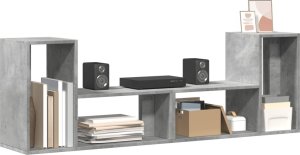 vidaXL Szafki pod telewizor, 2 szt., szarość betonu, 75x30x50 cm 5